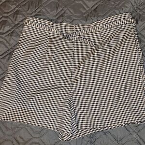 Worthington Women's Button Casual Shorts - Navy, Tan & Beige